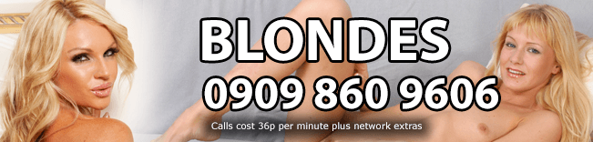 Blondes Phone Sex Header